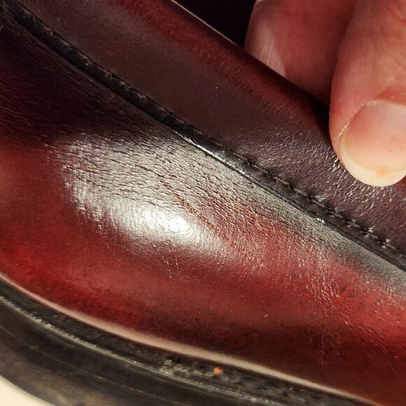 Bass Weejuns Penny Loafer Burgundy Genuine Leather *AS IS* - Picture 10 of 11